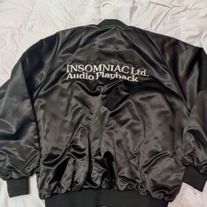 Insomniac Ltd. Audio Playback Satin Jacket